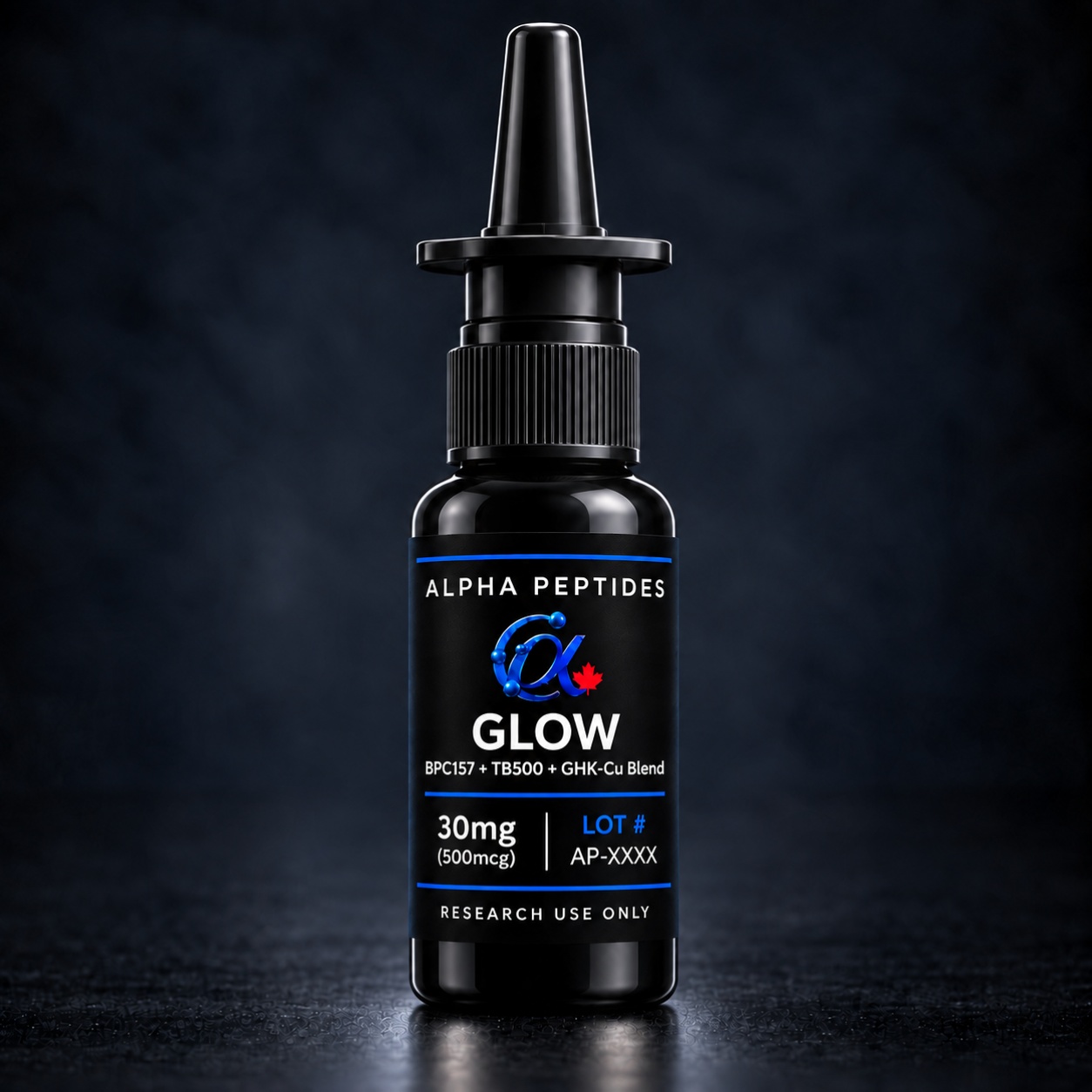 GLOW BPC157 + TB500 + GHK-Cu Blend — 30mg (500mcg/Spray)